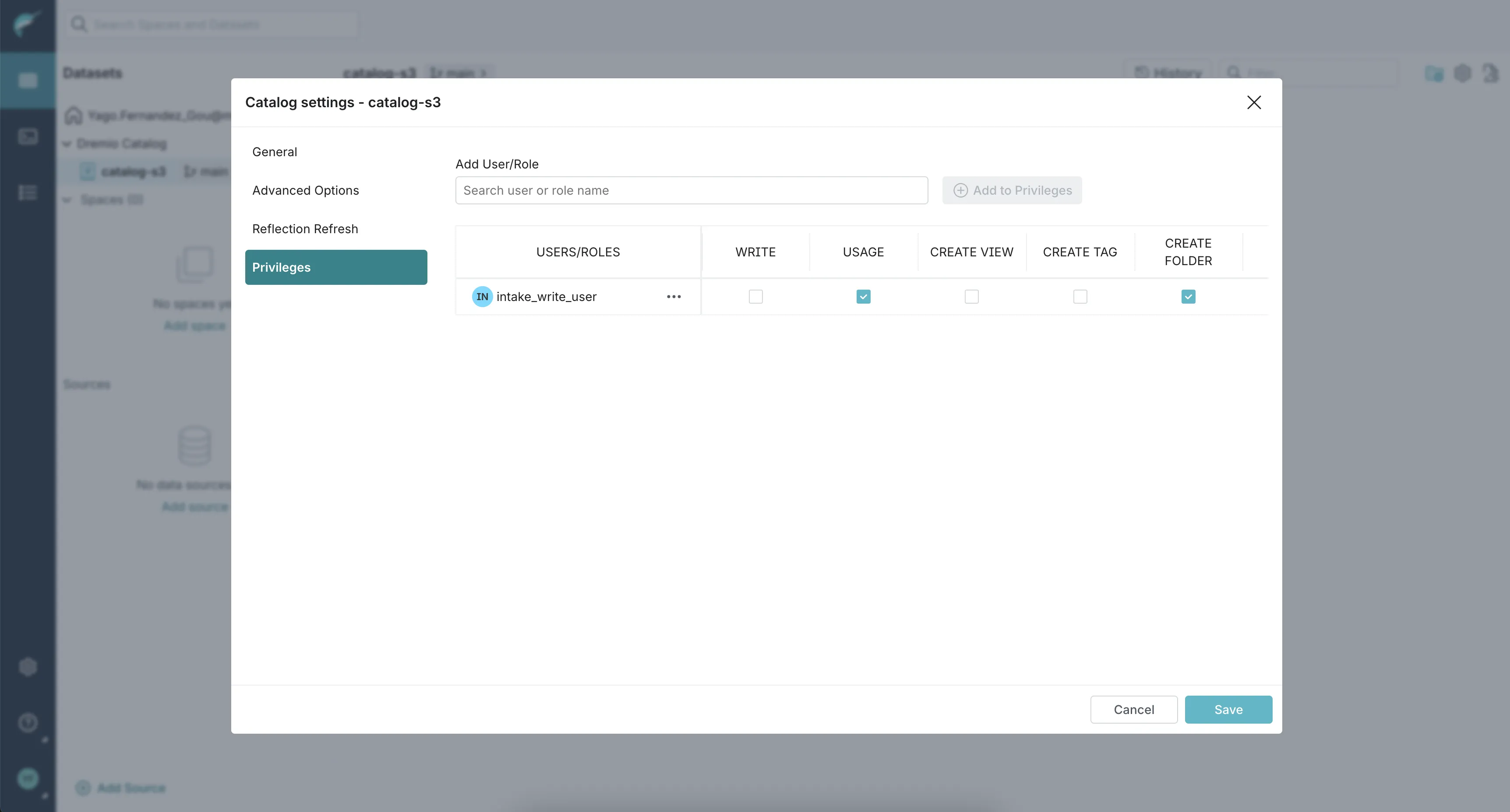 Screenshot of the UI for PAT Creation