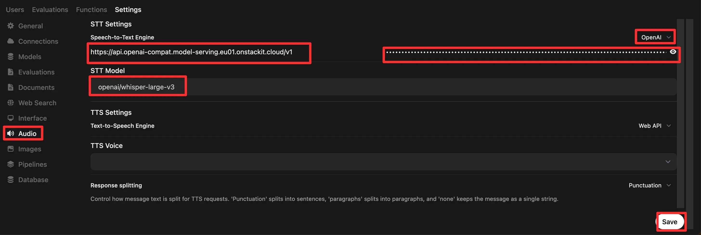 Screenshot of OpenAI Whisper