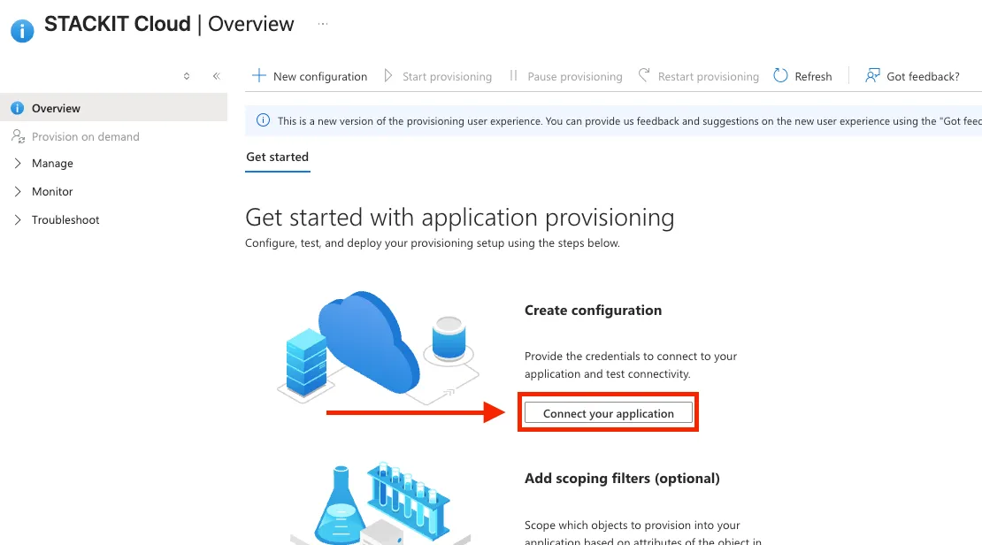 Beispielansicht in Microsoft Entra ID
